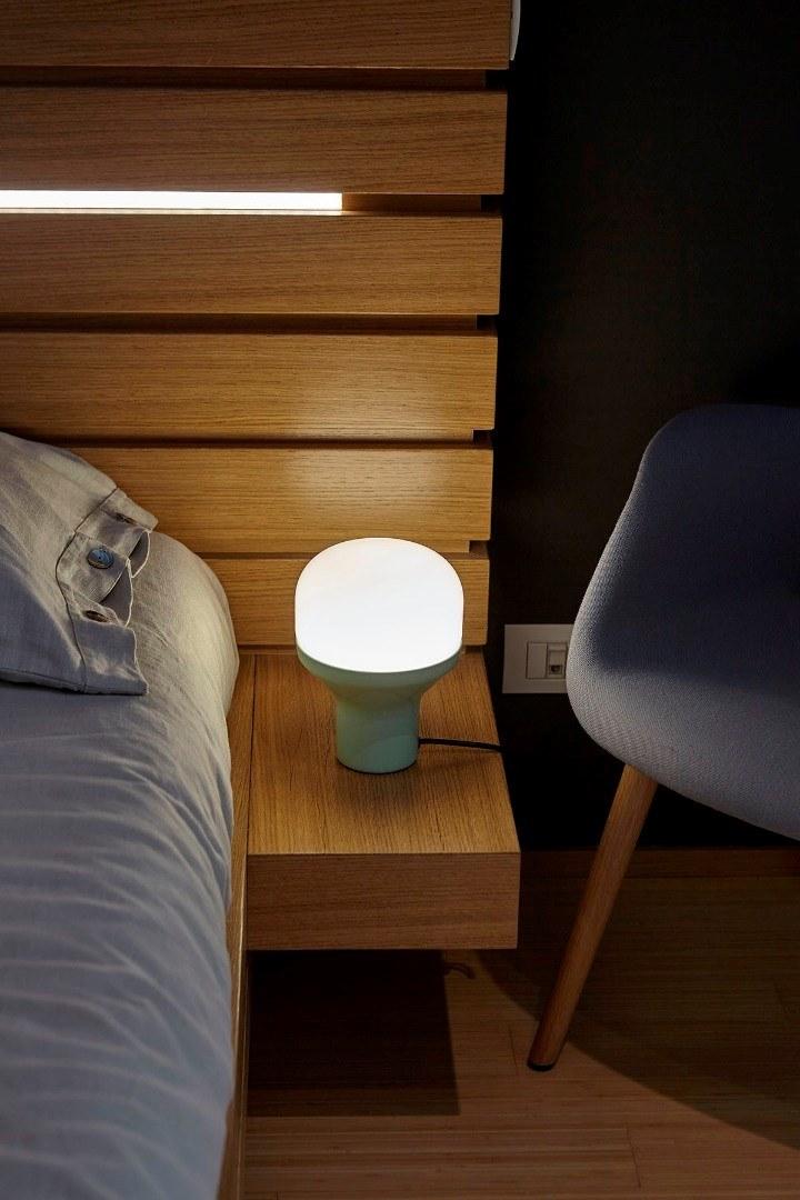 Martinelli Luce Светодиодная настольная лампа из алюминия и стекла  828  - Вид №13