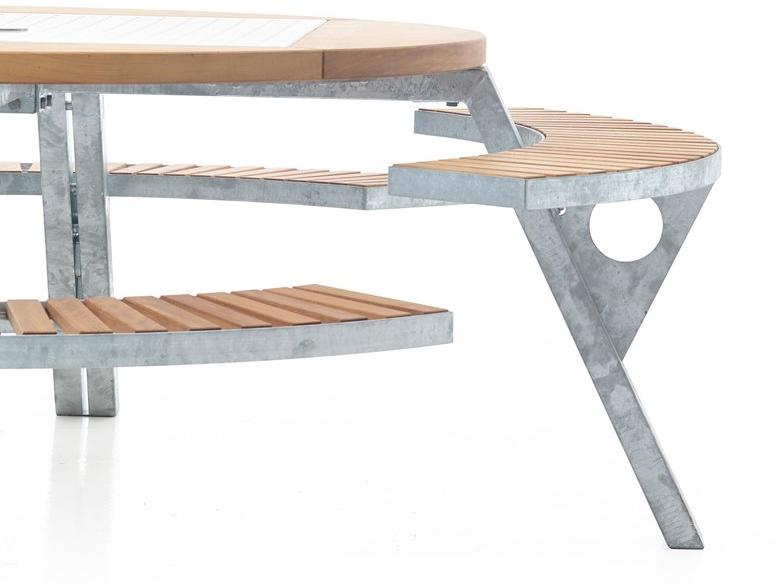 Extremis Стол для пикника со встроенными скамейками sun-id-1440690 - Вид №4