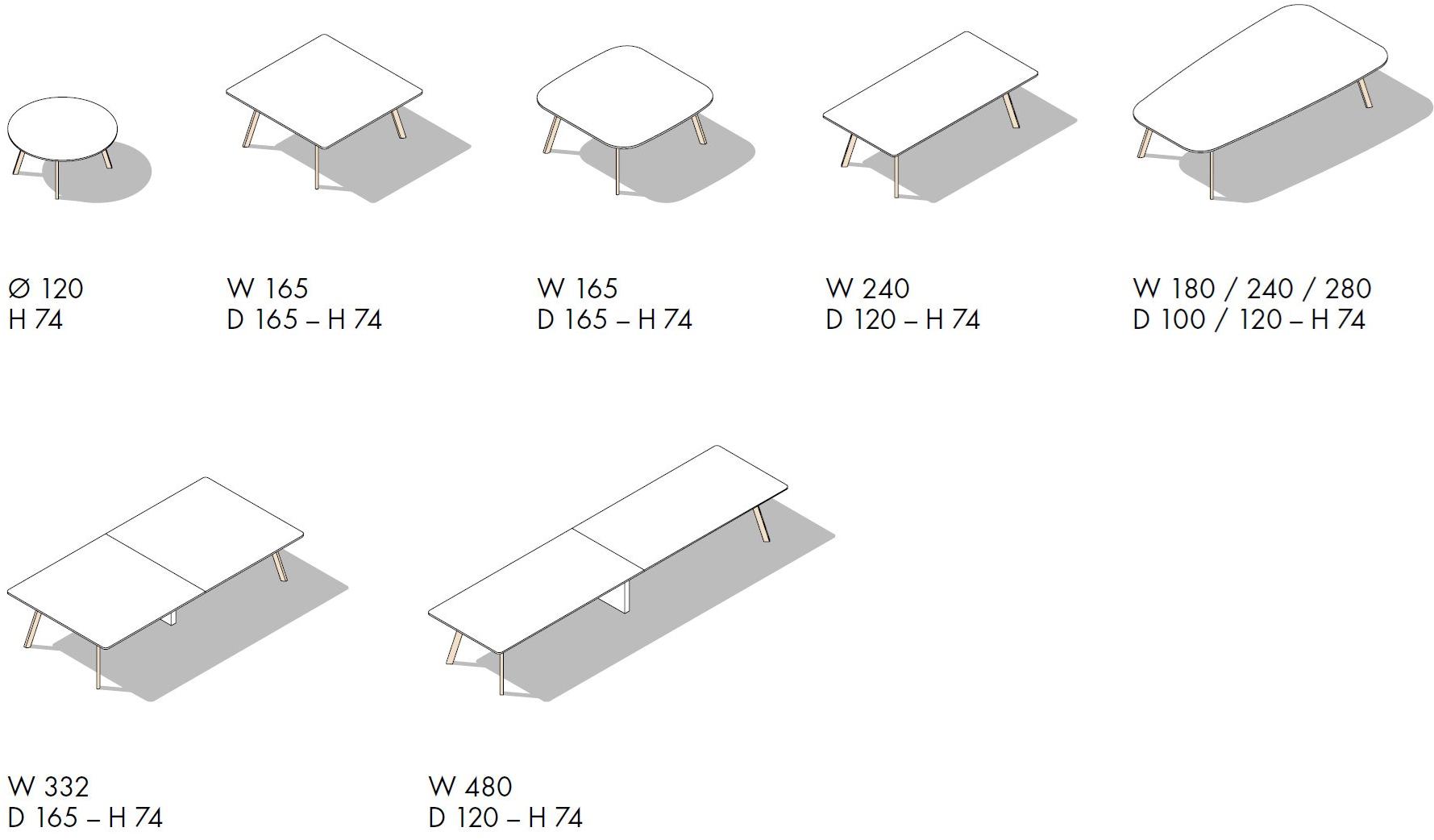 Sinetica Стол для переговоров из дерева с системой управления кабелями Stay sun-id-1448077 - Вид №6