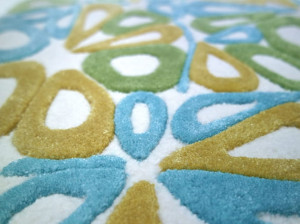 Ковер ручной работы из ткани