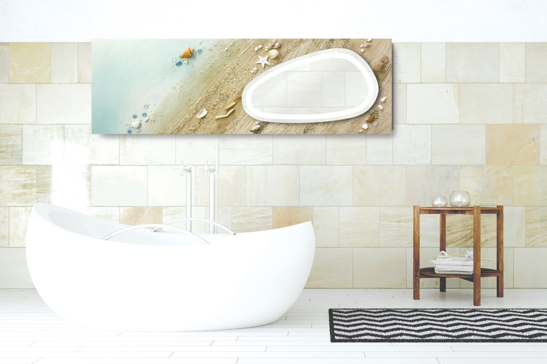 Алюминиевый полотенцесушитель Termo Design эффект драгоценного камня ARCH-00150902 - Вид №24