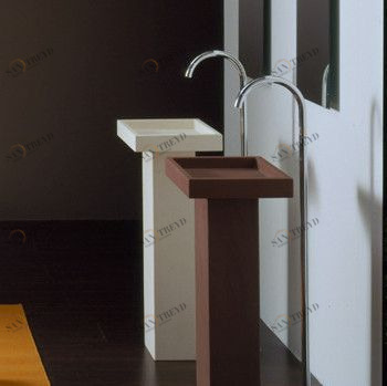 45819 Накладная раковина на столешницу  прямоугольная Rapsel Barcelona