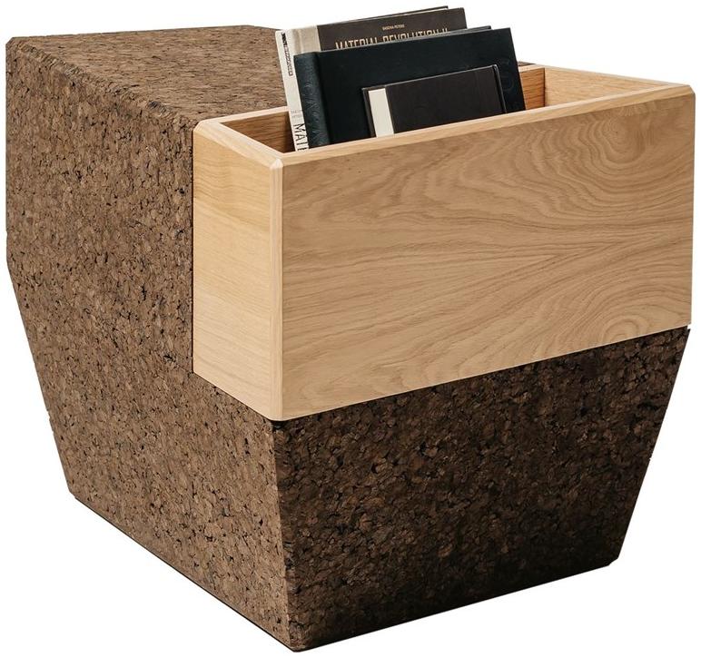 BlackCork Пуф из пробки с полкой для журналов Mass sun-id-1472029 - Вид №1