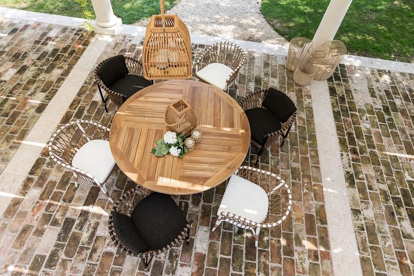 cbdesign Садовый стул из синтетического волокна с подлокотниками Karon N071n1 - Вид №7