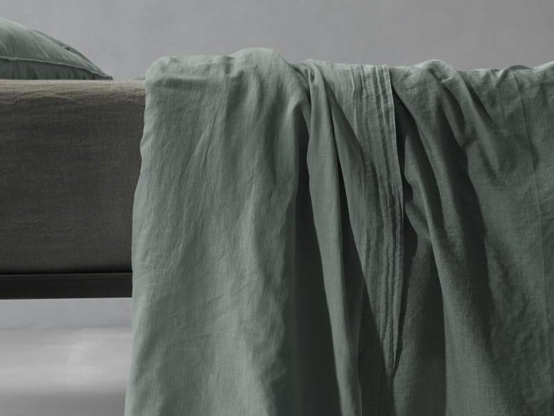 Двухслойная простыня из хлопчатобумажной вуали Society Limonta MIRO ARCH-00090359