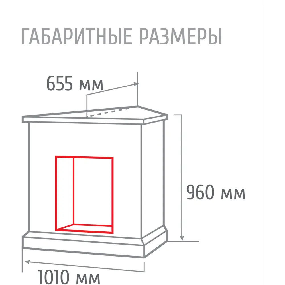 Обрамление для камина Dominica Corner STD/EUG REALFLAME STLM-2141796 - Вид №9
