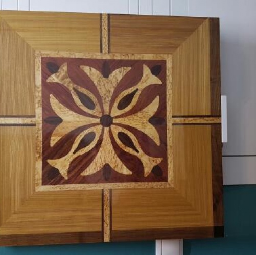 Художественный паркет Da Vinci Щитовой 26-207 Орех американский Селект (Гладкая) 500х500 мм 26010207 - Вид №1