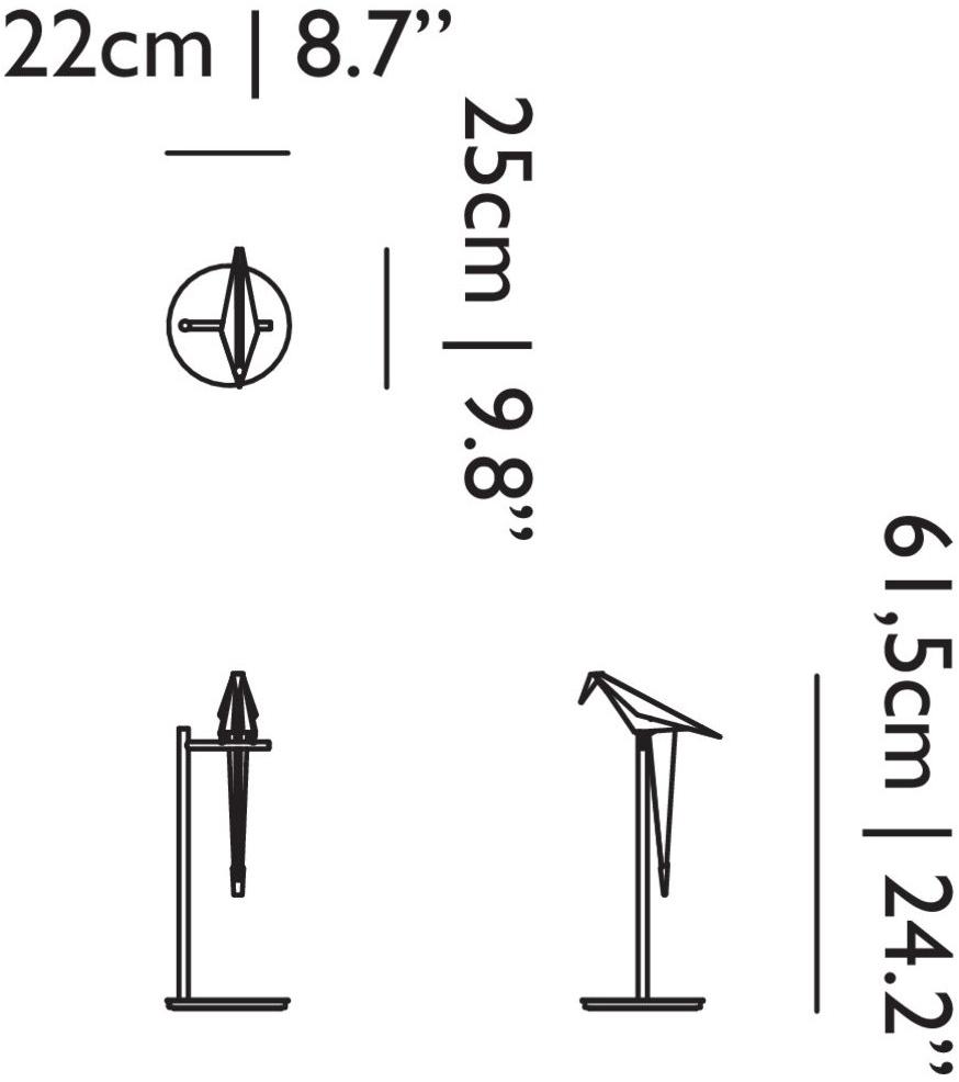 moooi Настольная лампа из металла Perch light sun-id-1479863 - Вид №3