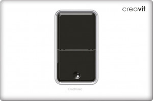 FP8002 Кнопка для инсталляции сенсорная белая (для батареи) Creavit