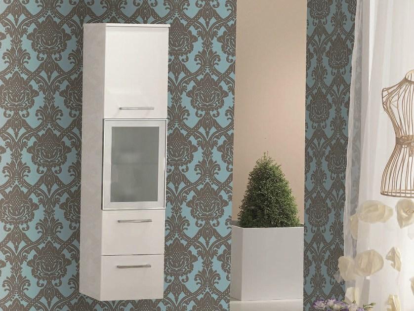 Mobiltesino Лаковая тумба под умывальник со шкафом Formula elite F150 - Вид №3