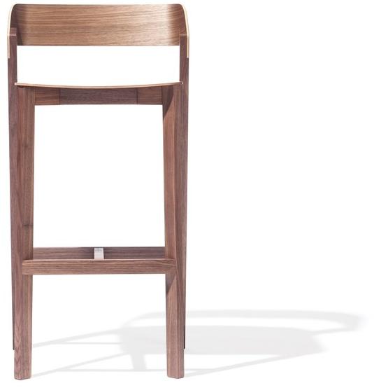 TON Высокий табурет из массива дерева со спинкой Merano 311403 - Вид №2