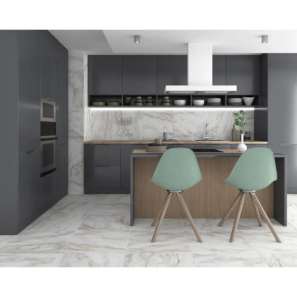 Керамогранит Helio 60x60 см 1.8 м² цвет белый 84307229 STLM-2153582 Santreyd - Вид №2