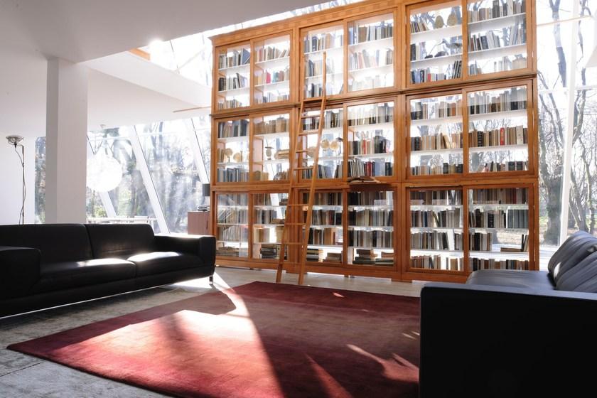 Morelato Модульный книжный шкаф из вишневого дерева  Art. fs379725  - Вид №4