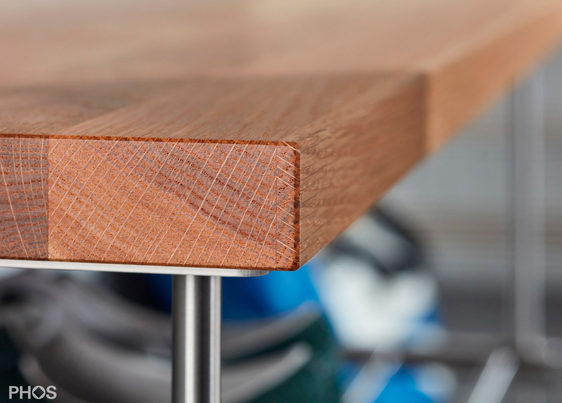 SB1000-3-Eiche Скамья для обуви из дуба, 1 поле, 3 уровня, ширина 105 см PHOS  - Вид №1