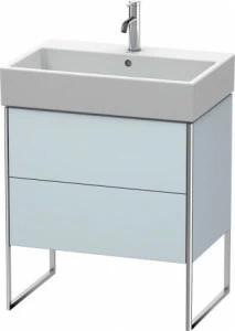 XS447409797 Тумбочка напольная XSquare #XS4474 684 x 460 мм Светло-голубой шелковисто-матовый лак