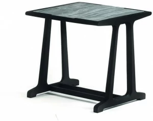 Frigerio Salotti Высокий квадратный стол из керамогранита Archè