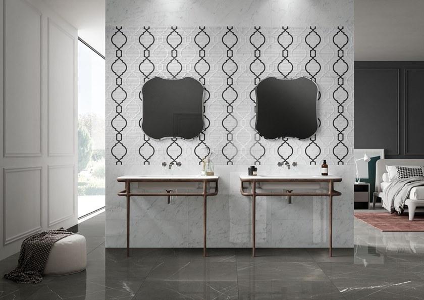 Italgraniti Объемная белая плитка для стен с эффектом мрамора Lux experience wall sun-id-1390961 - Вид №5