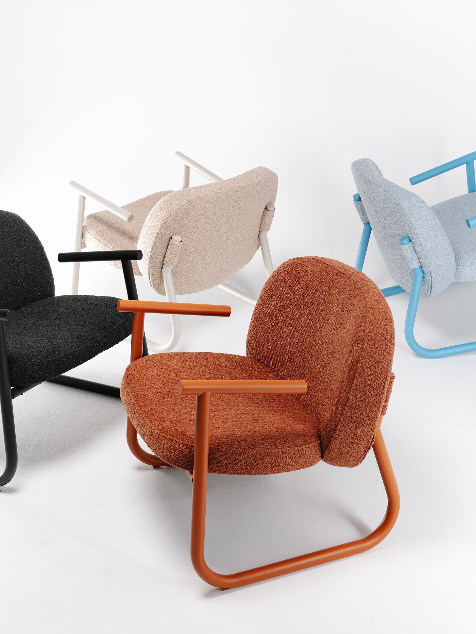 Контрактное кресло с салазками из ткани Shishka Project Basic ARCH-00108607 - Вид №38