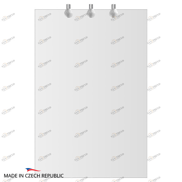 Зеркало со светильниками (50х75 см) ELLUX (Чехия) CRY-B3 0205 sun-id-561520