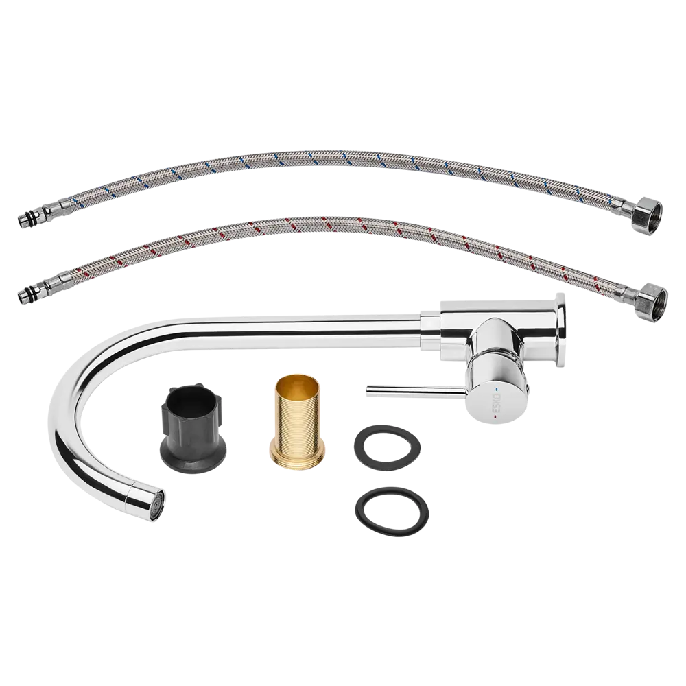 Смеситель для кухни Esko Oviedo OD519 26 см цвет хром STLM-2159777 - Вид №3