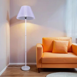 Торшер РОССВЕТ Мотив: неоклассическое освещение с текстильным плафоном 89425942