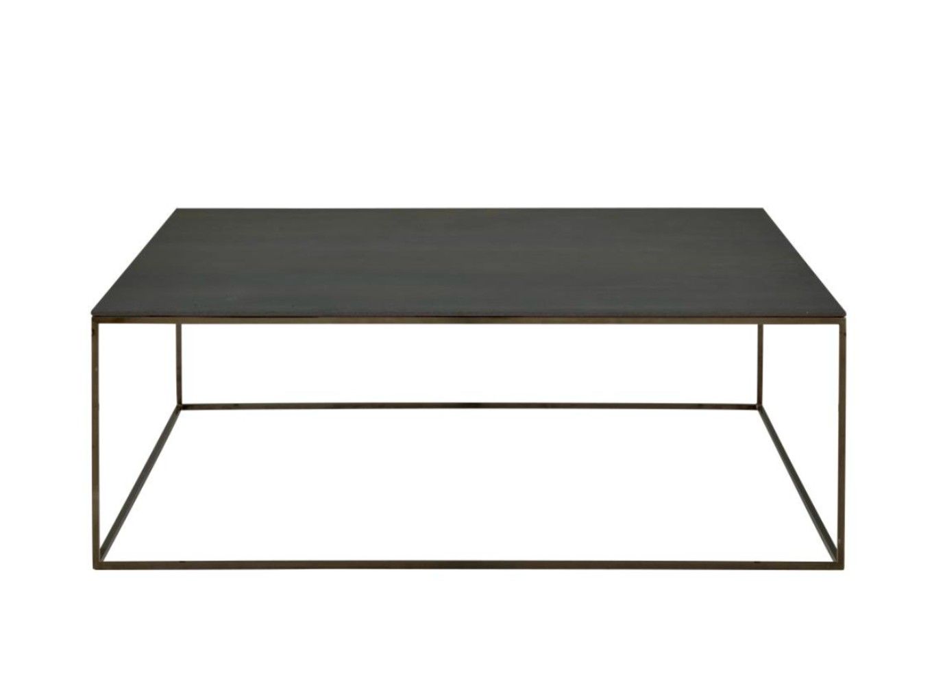 Квадратный низкий журнальный столик из керамогранита Ligne Roset ARCH-00102571