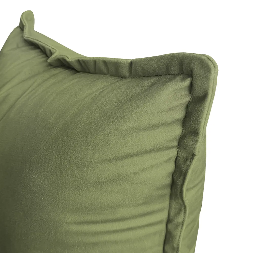 Перея Декоративная подушка 45×45 см хаки бархат 89426302 Santreyd STLM-1580294 - Вид №2