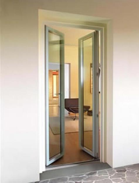 CARMINATI SERRAMENTI Распашная дверь из дерева и стекла с тройным остеклением Vitrum system sun-id-1449567 - Вид №1