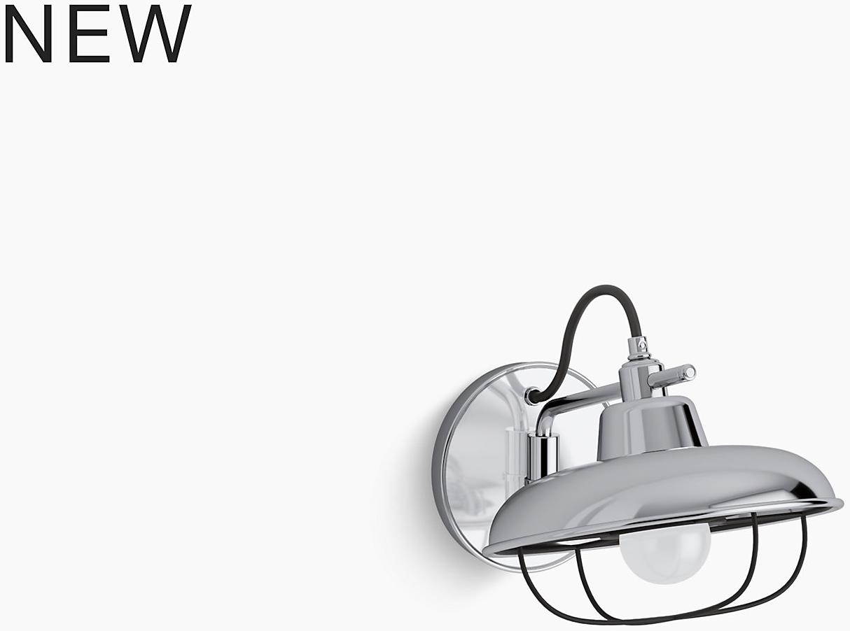 KOHLER Modern Farm Одноламповый качающийся бра K-23668-SC01-VNL  - Вид №2