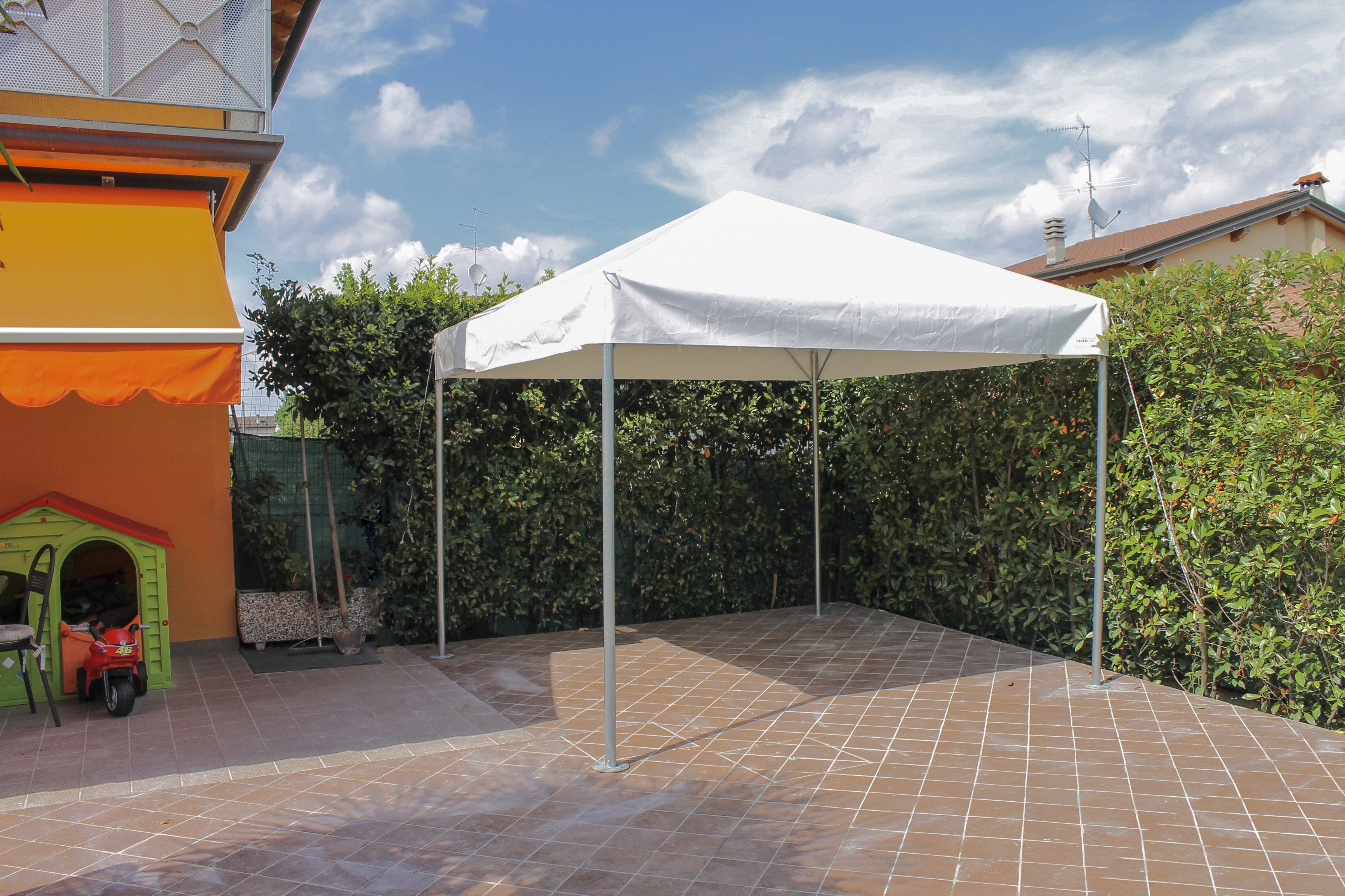 Стальная беседка с брезентом из ПВХ SELVOLINA RGL ARCH-00070498 - Вид №1