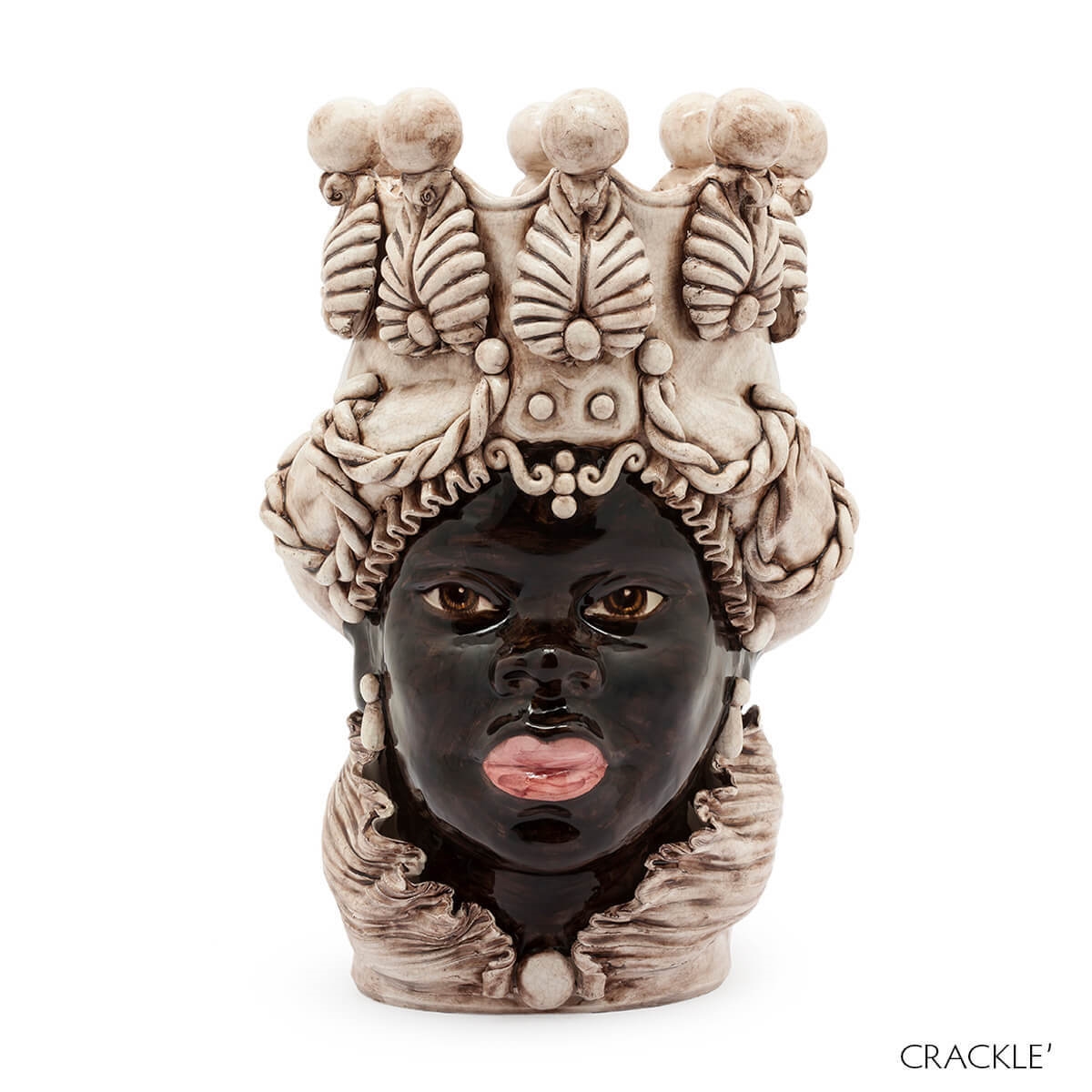 200654-CR ABHIKA ВАЗА MORO LADY BIG CRACKLÈ 