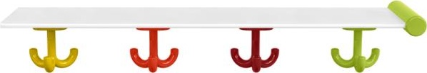 800.03.414 Удлинительная полка с крючками, 4 места HEWI Kids - Вид №5