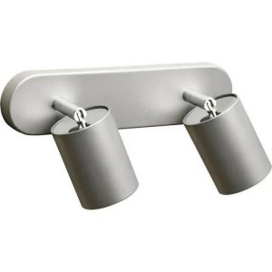 Спот настенный галогеновый на 2 лампы серебристый Eye Spot 6140 NOWODVORSKI EYE SPOT SILVER 00-3926389 Серебро