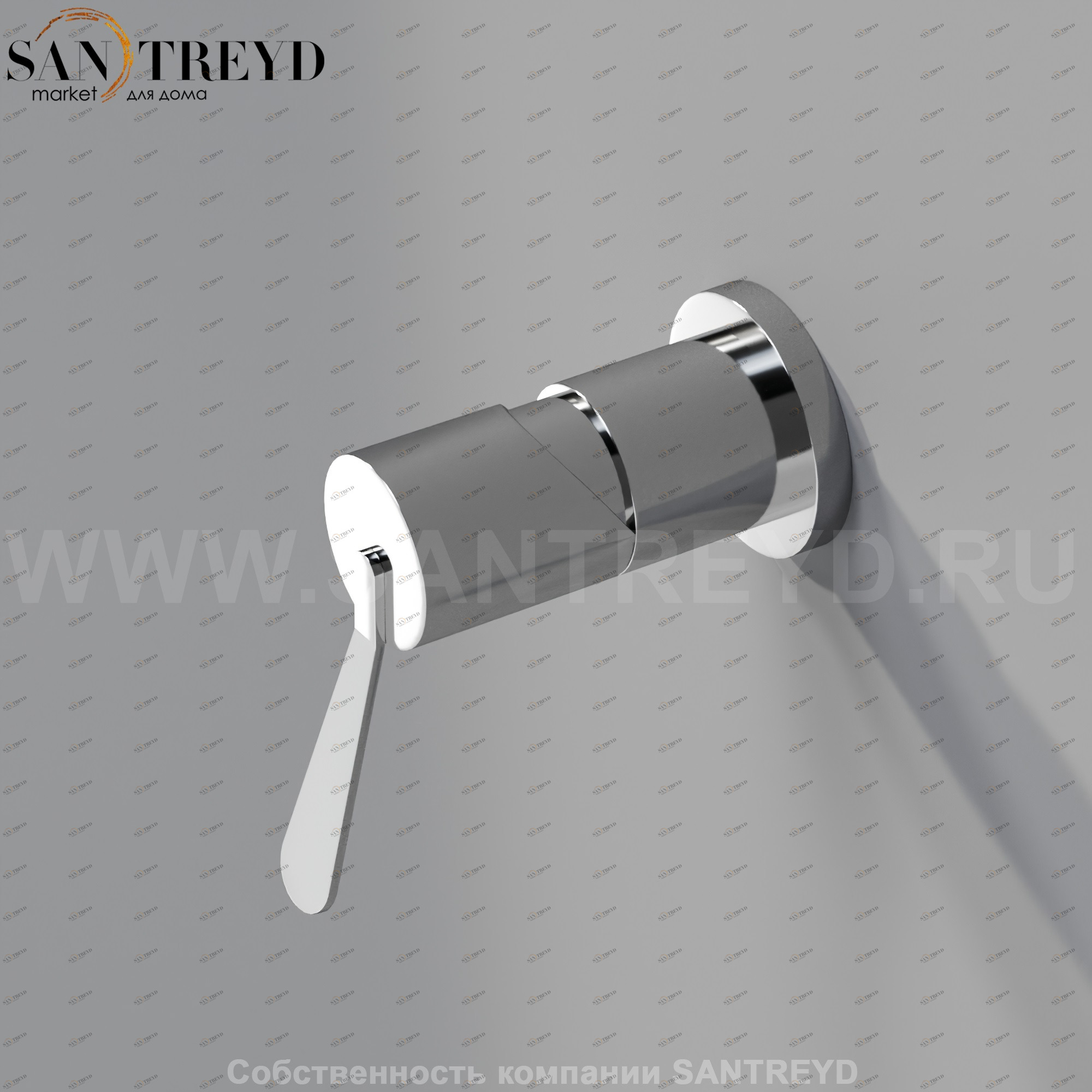 Однорычажный встроенный смеситель AFEZ007S FEZ 2 хромированный Agape