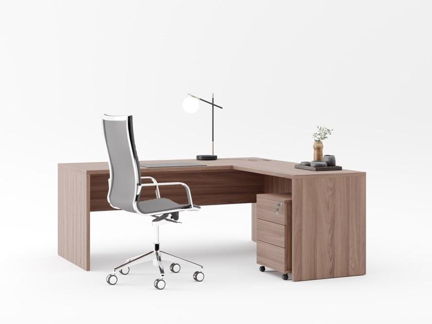 PROF Рабочий стол из дерева с ящиками sun-id-1385859 - Вид №3