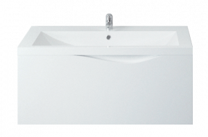 У51989 Тумба Этюд 58 П 1 в.я. Белый глянец 1 Marka Этюд