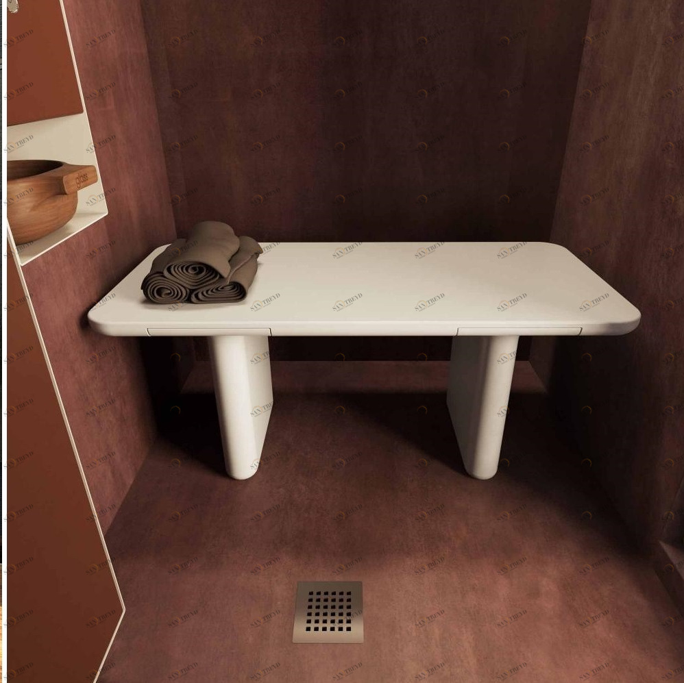 Лавка для хамама Babele 120 Glass1989 Аксессуары для хамама Glass LBABE12HB