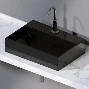 L240104 Накладная раковина на столешницу  прямоугольная A. e T. Italia THIN
