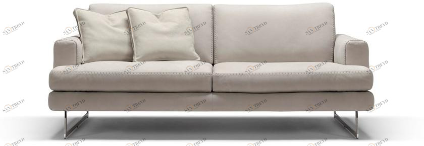 Rossini Sofas 2-х местный кожаный диван Narciso sun-id-1373985