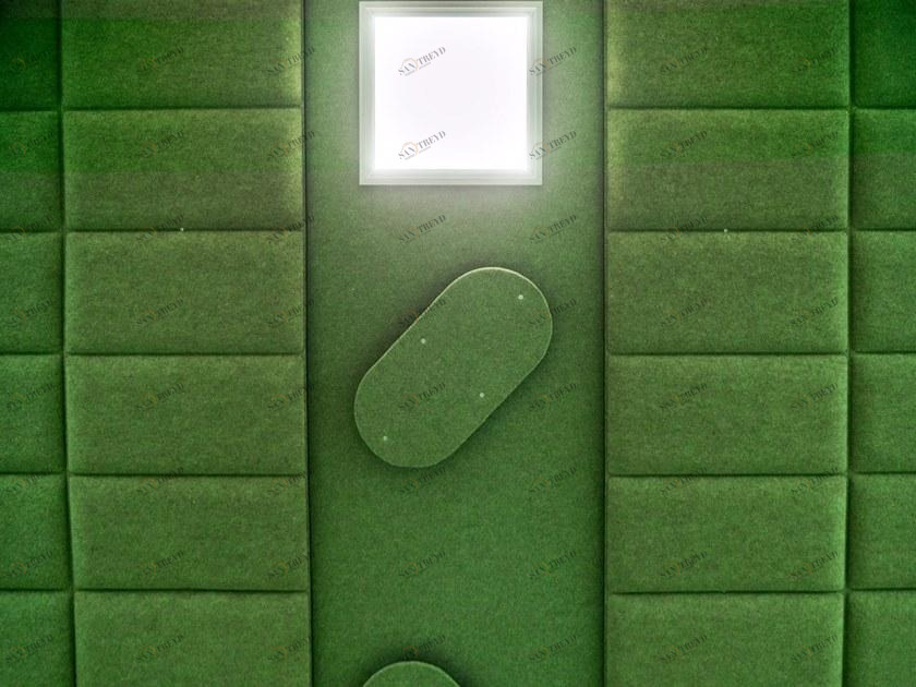 Slalom Акустическая стеновая панель из полиэфирного волокна Ecorange sun-id-1366595