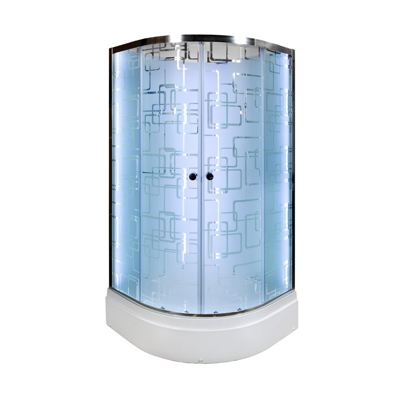 D120S R Душевая кабина DETO Серия D ЕМ2790 N LED - Вид №12