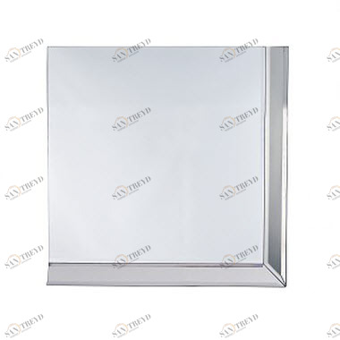 Зеркало с фацетом квадратное угловое Square Bevel PUSHA ДИЗАЙНЕРСКИЕ 062574 Хром 