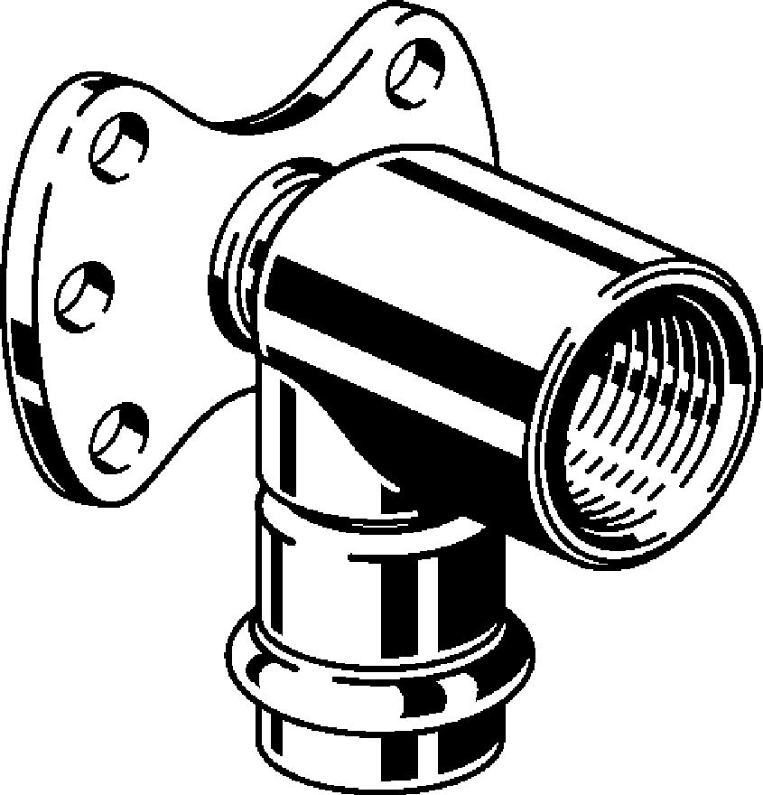 437 275 Модель 2325.5 Трубопроводные системы  Sanpress Inox  Водорозетки Santreyd  - Вид №1