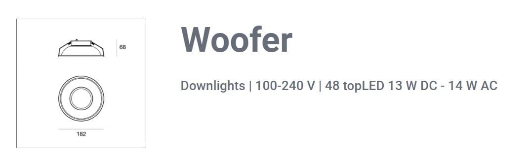 Утопленный светодиодный прожектор Linea Light Group НЧ-динамик ARCH-00104249 - Вид №3