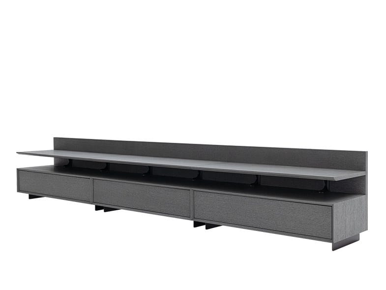 Деревянный шпон секционный низкий ТВ-шкаф HC28 maison Rhythm ARCH-00045224 - Вид №1