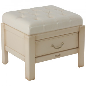 11099 Банкетка Лотос 4 Айвори Молочный BOGACHO