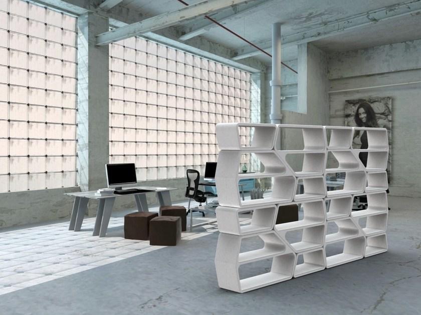 Manufatti Viscio Модульный книжный шкаф из бетона sun-id-1443689 - Вид №1