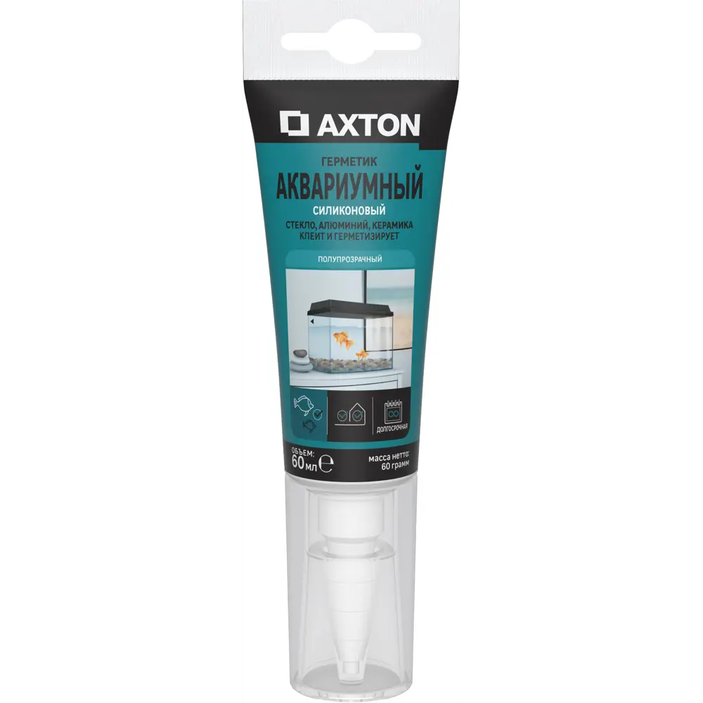 Герметик аквариумный Axton бесцветный 60 мл STLM-2092835