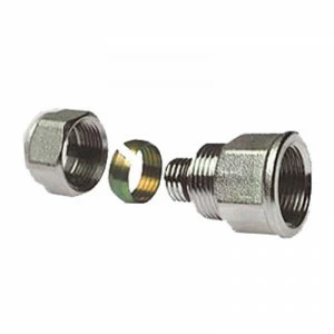 Муфта обжим-В с оловянным покрытием HENCO 16х1/2"