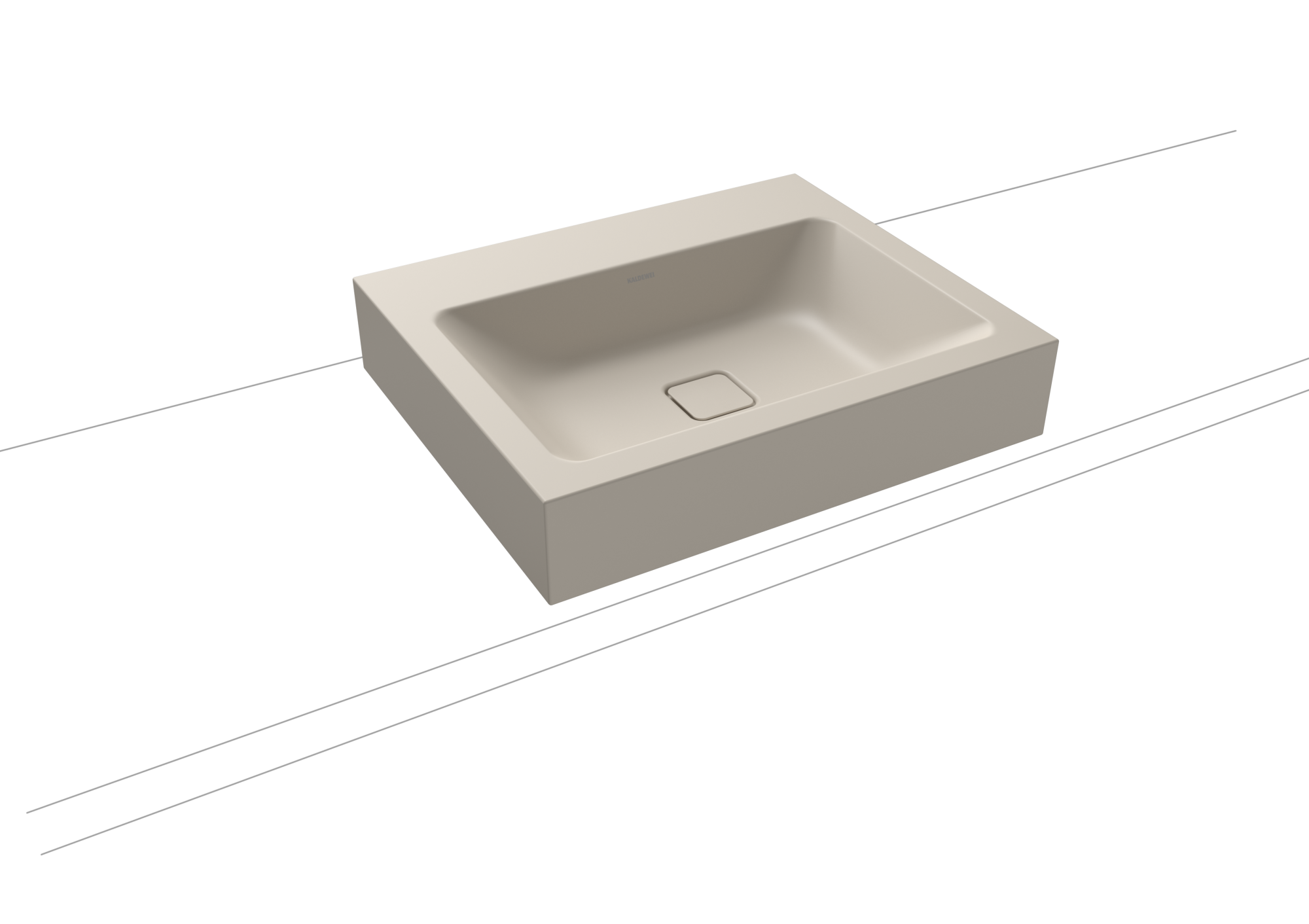 Умывальник KALDEWEI Сталь эмалированная 3085 445 теплый серый 10 30853319445